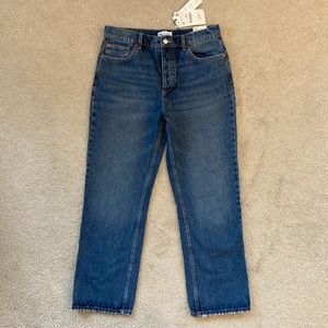 Zara Straight Fit High-Rise Jeans